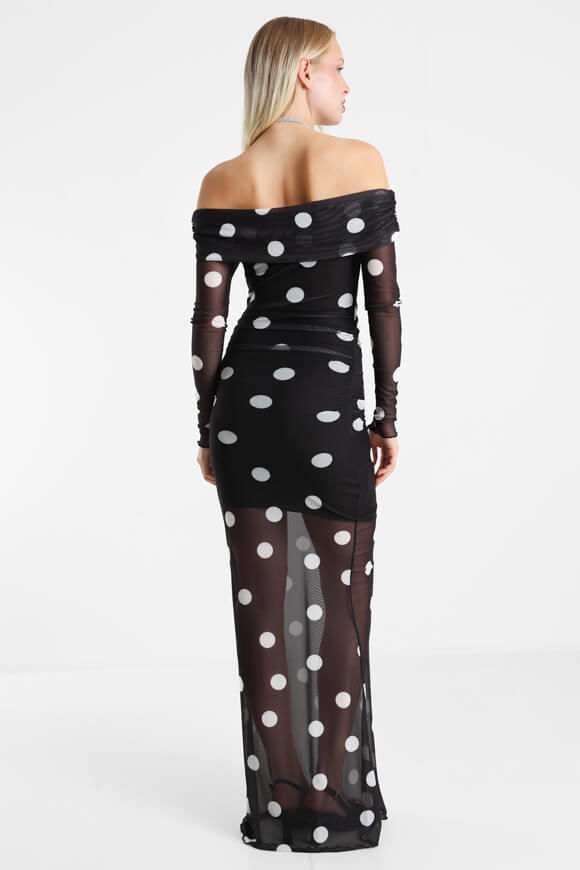 Bild von Off Shoulder Mesh Maxikleid