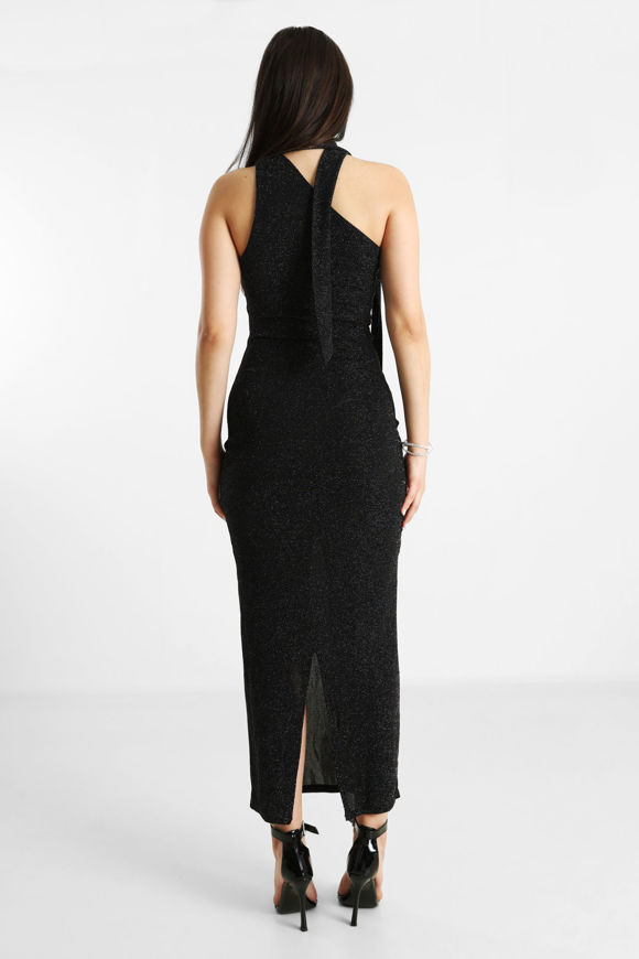 Bild von One Shoulder Maxikleid mit Strass