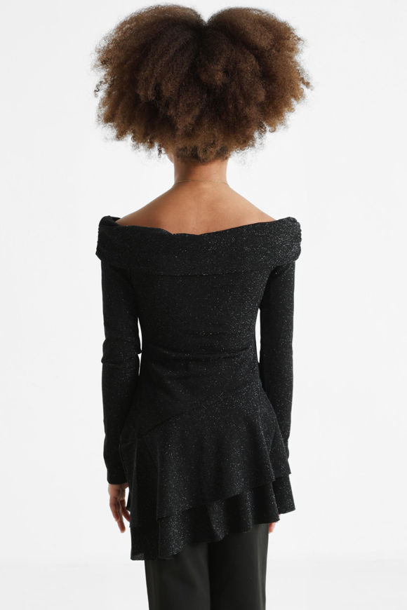 Image sur Glitzer Off Shoulder Minikleid